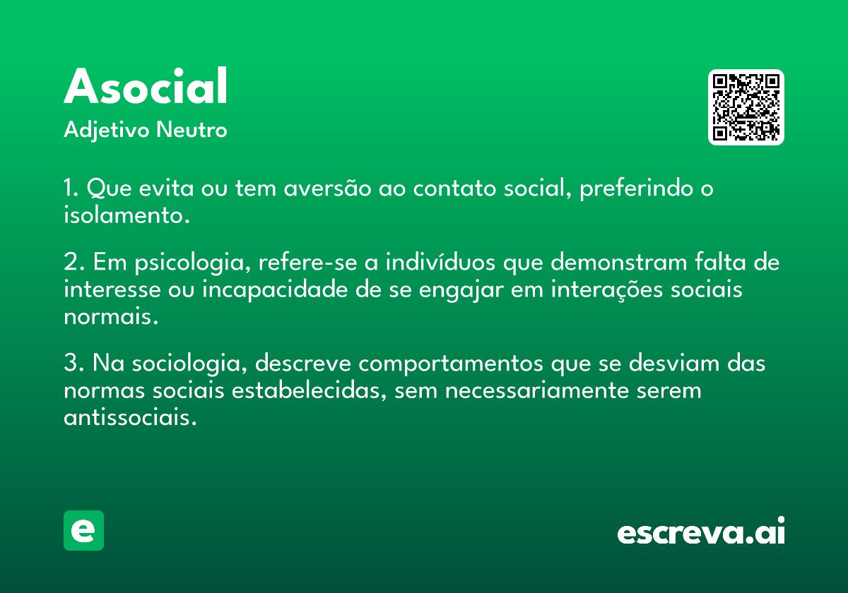 asocial