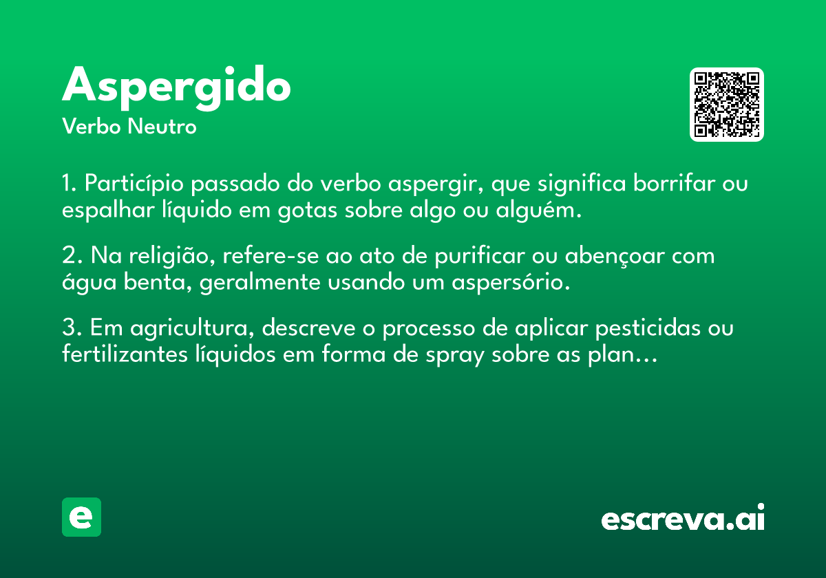 aspergido