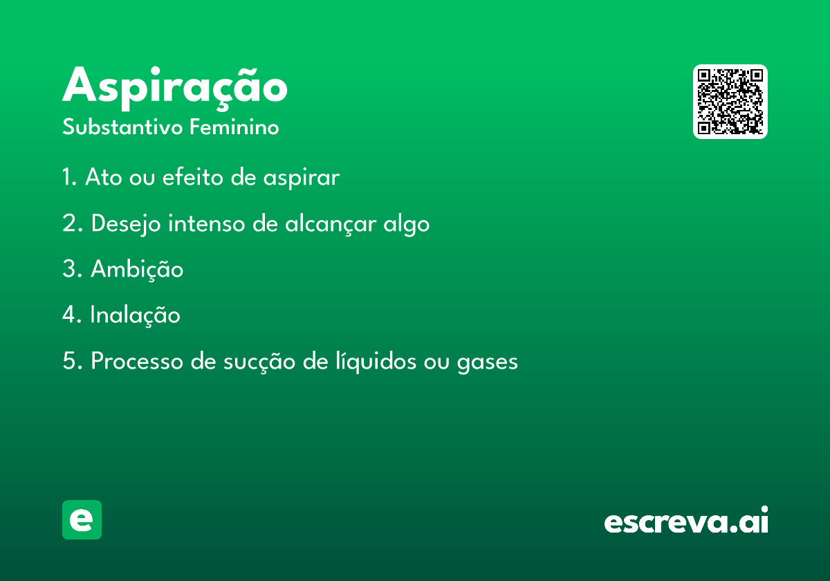 aspiração