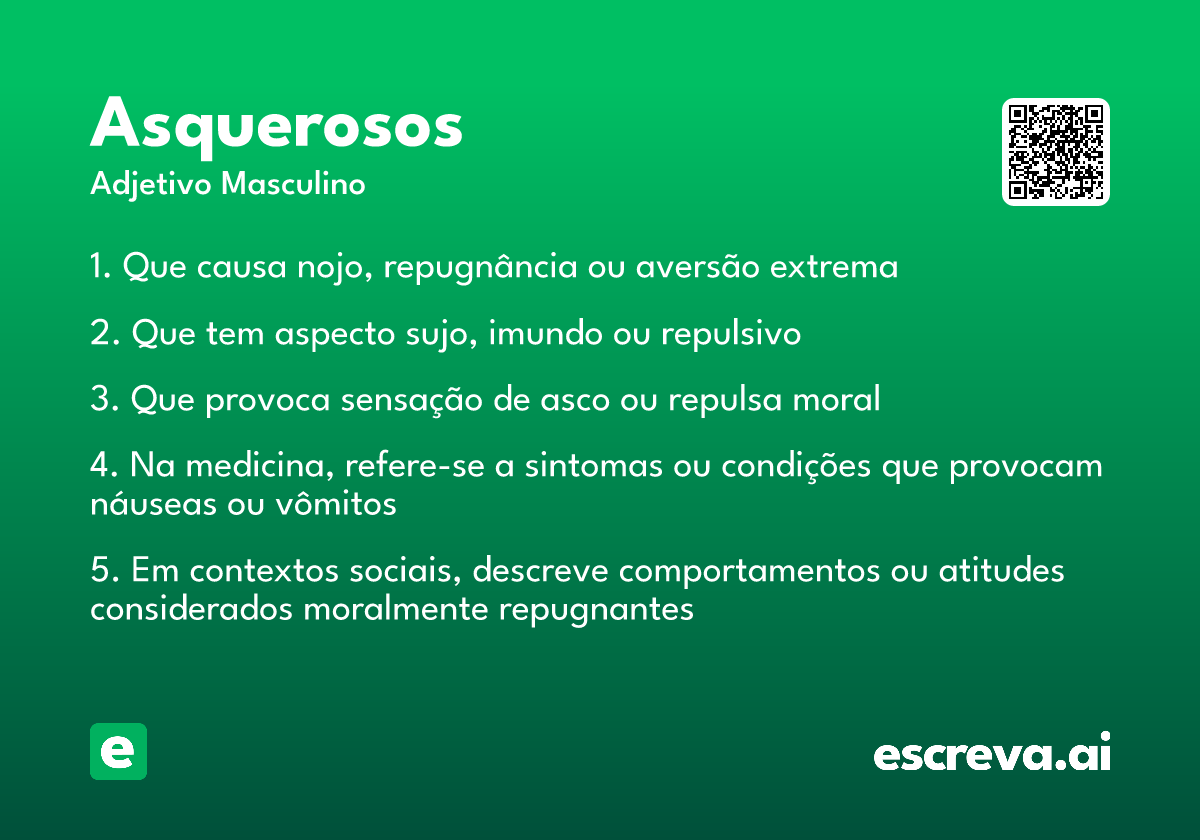 asquerosos