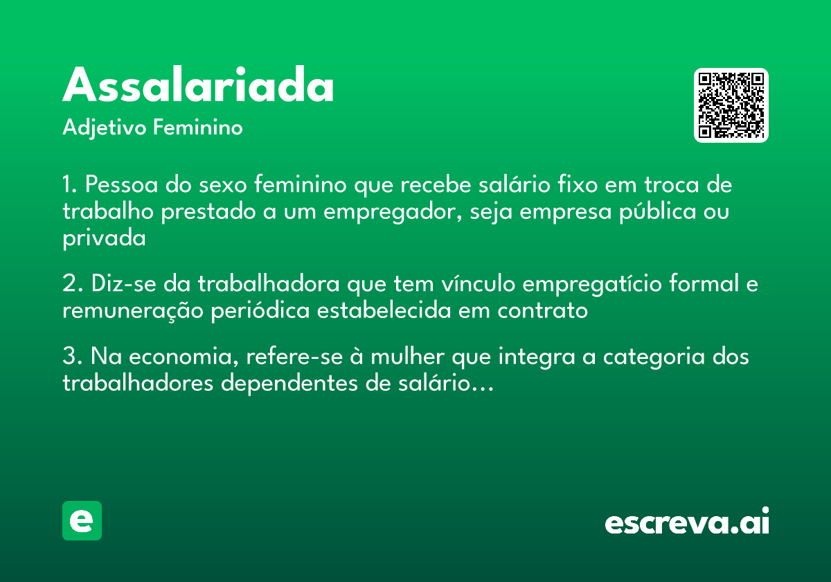 assalariada