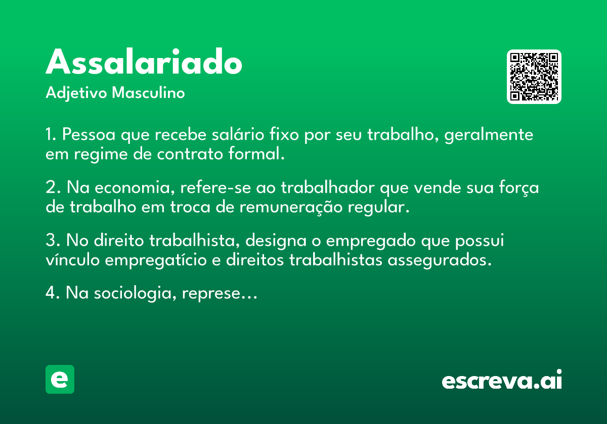 assalariado