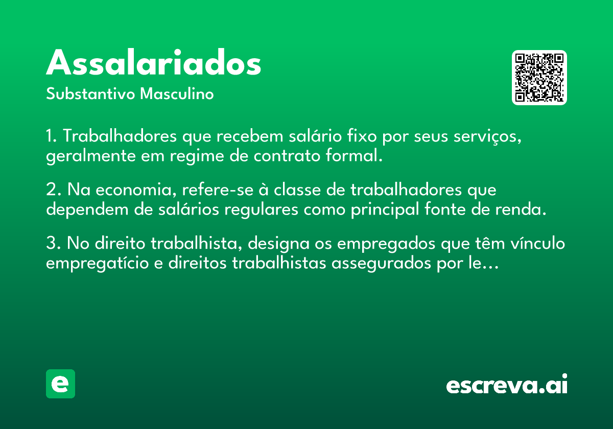 assalariados