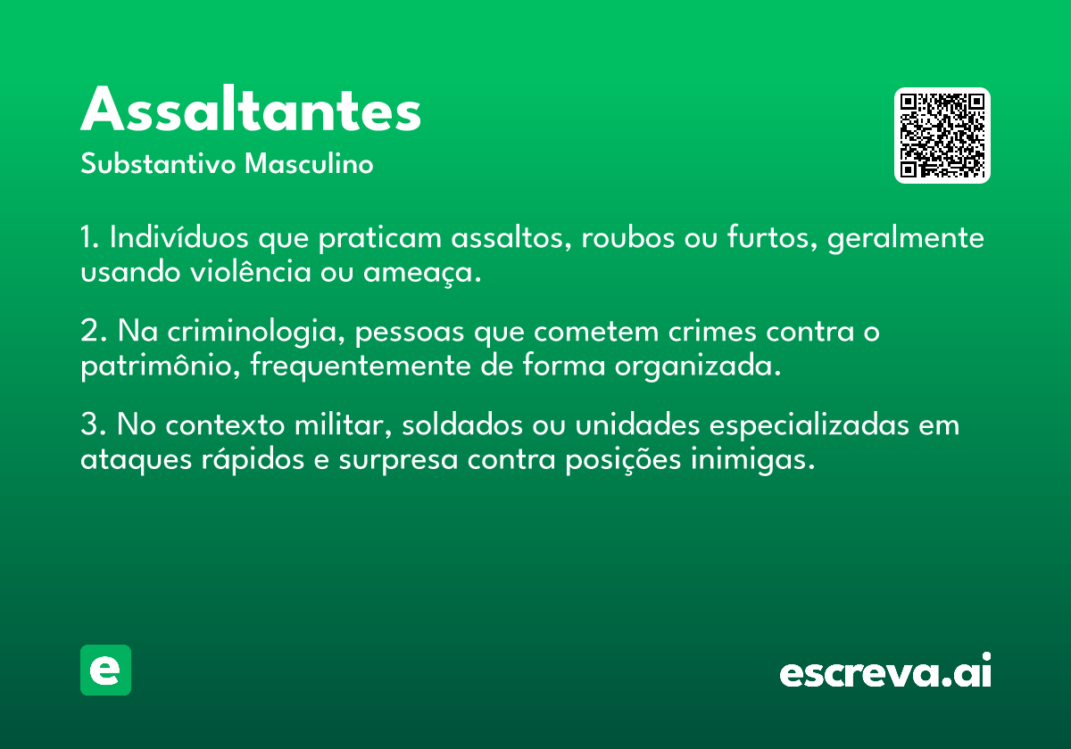 assaltantes