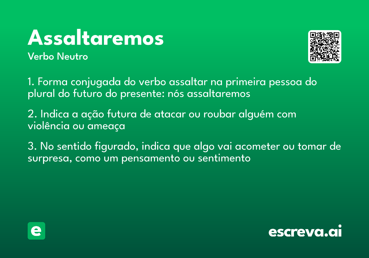 assaltaremos