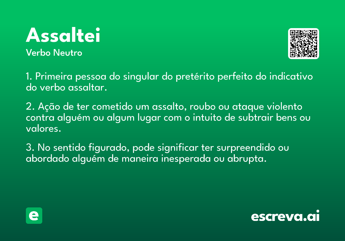 assaltei