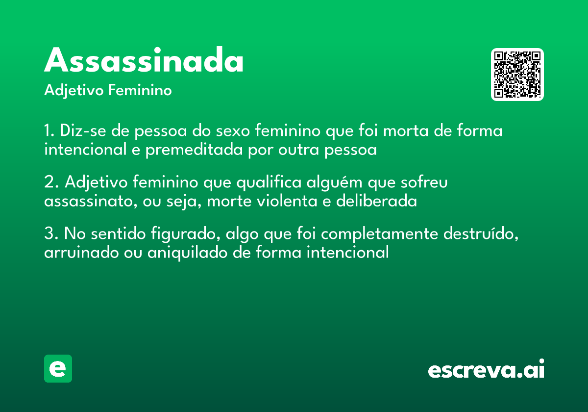 assassinada