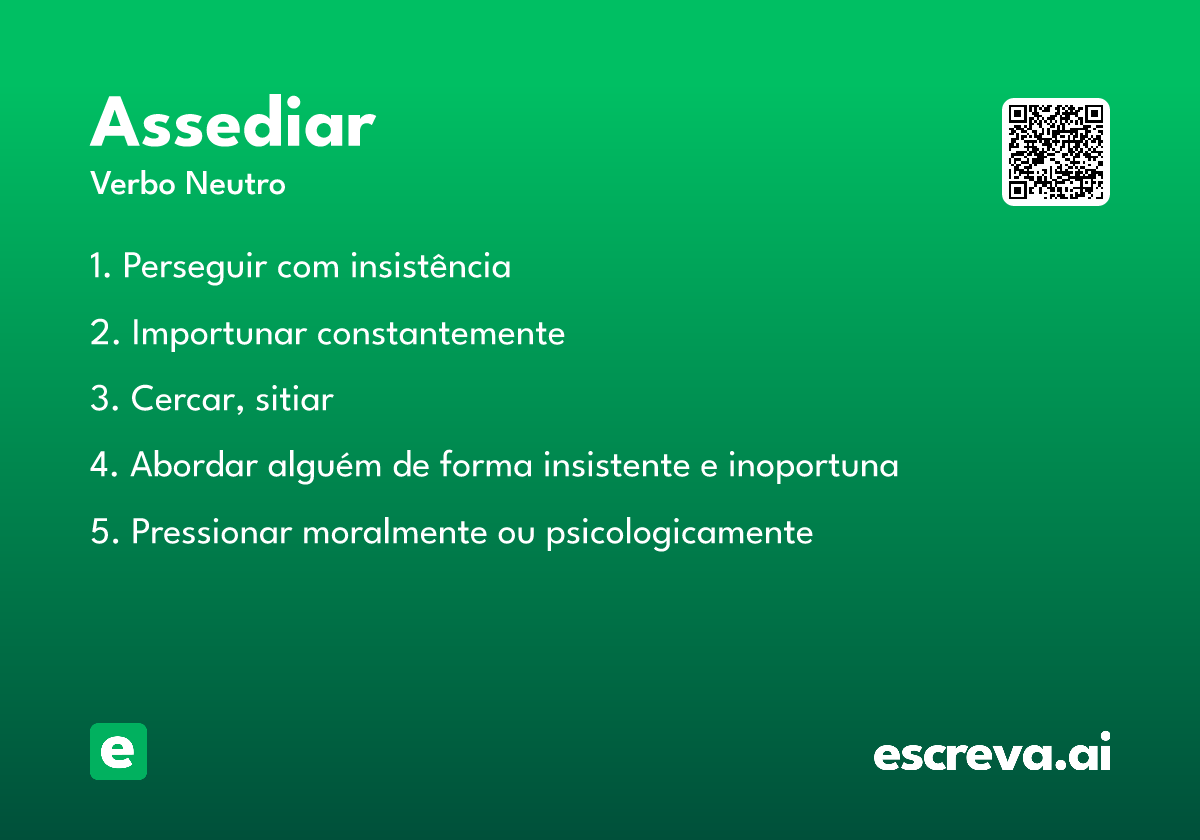 assediar