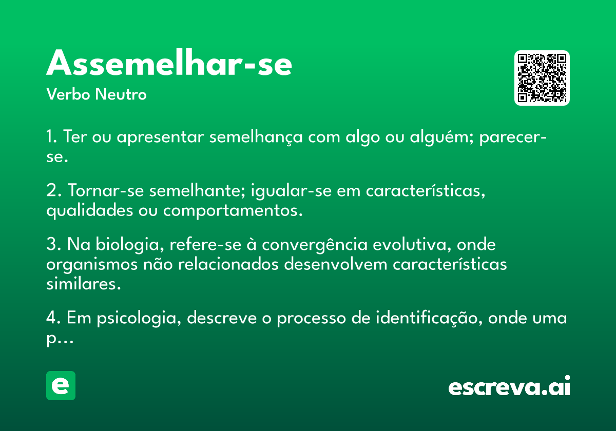 assemelhar-se