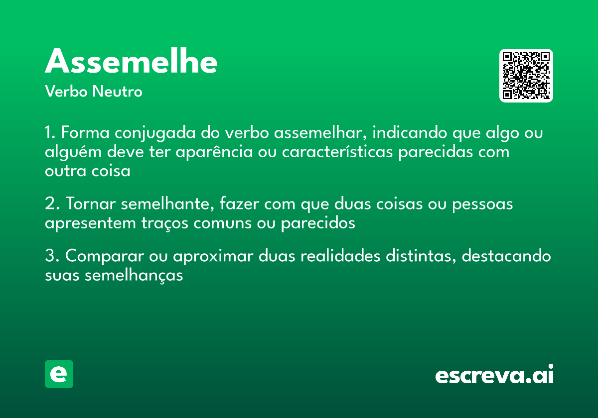 assemelhe