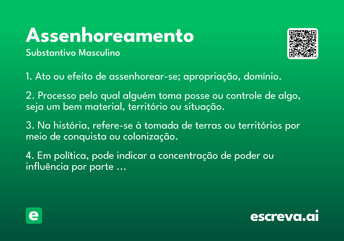 assenhoreamento