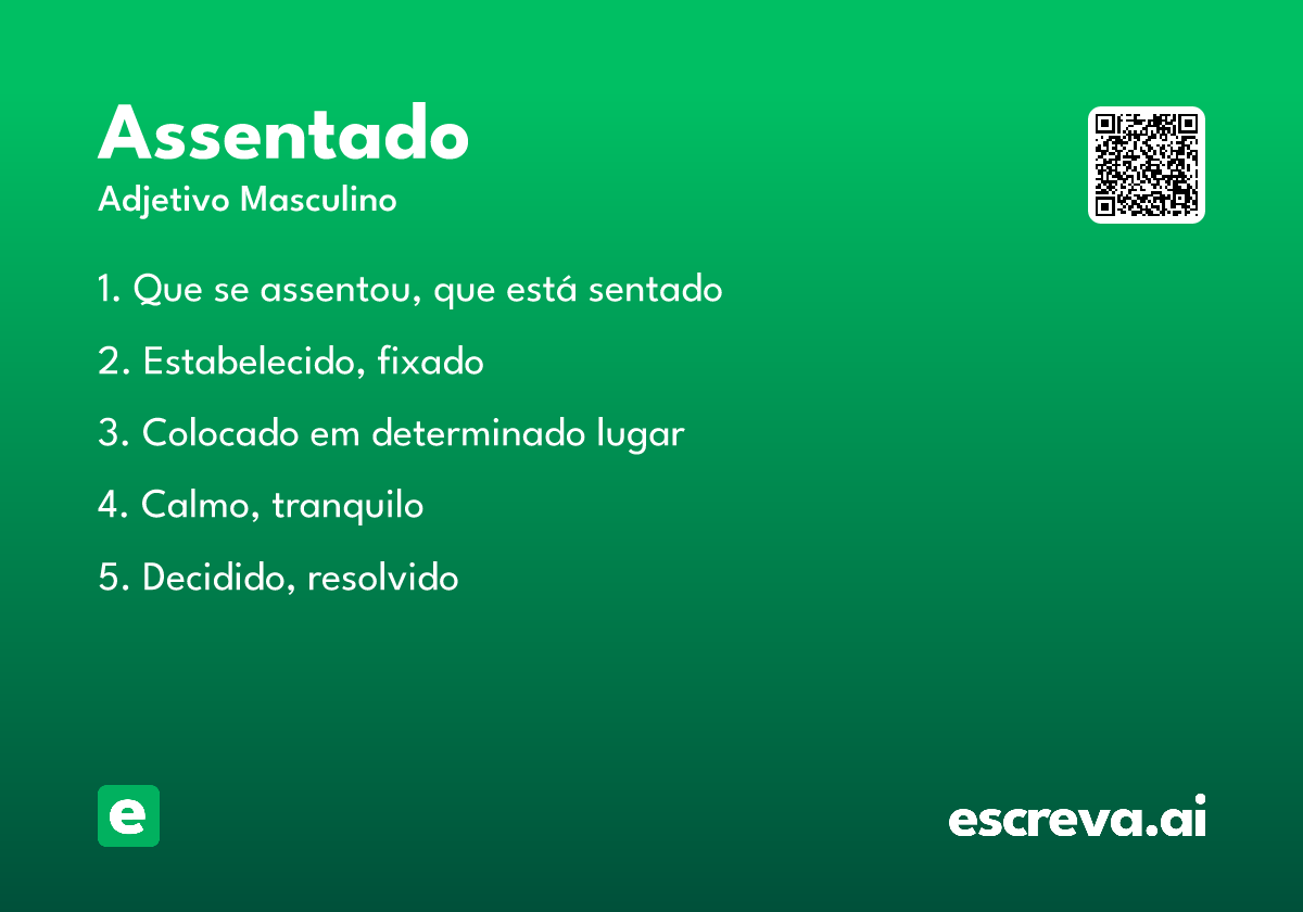 assentado