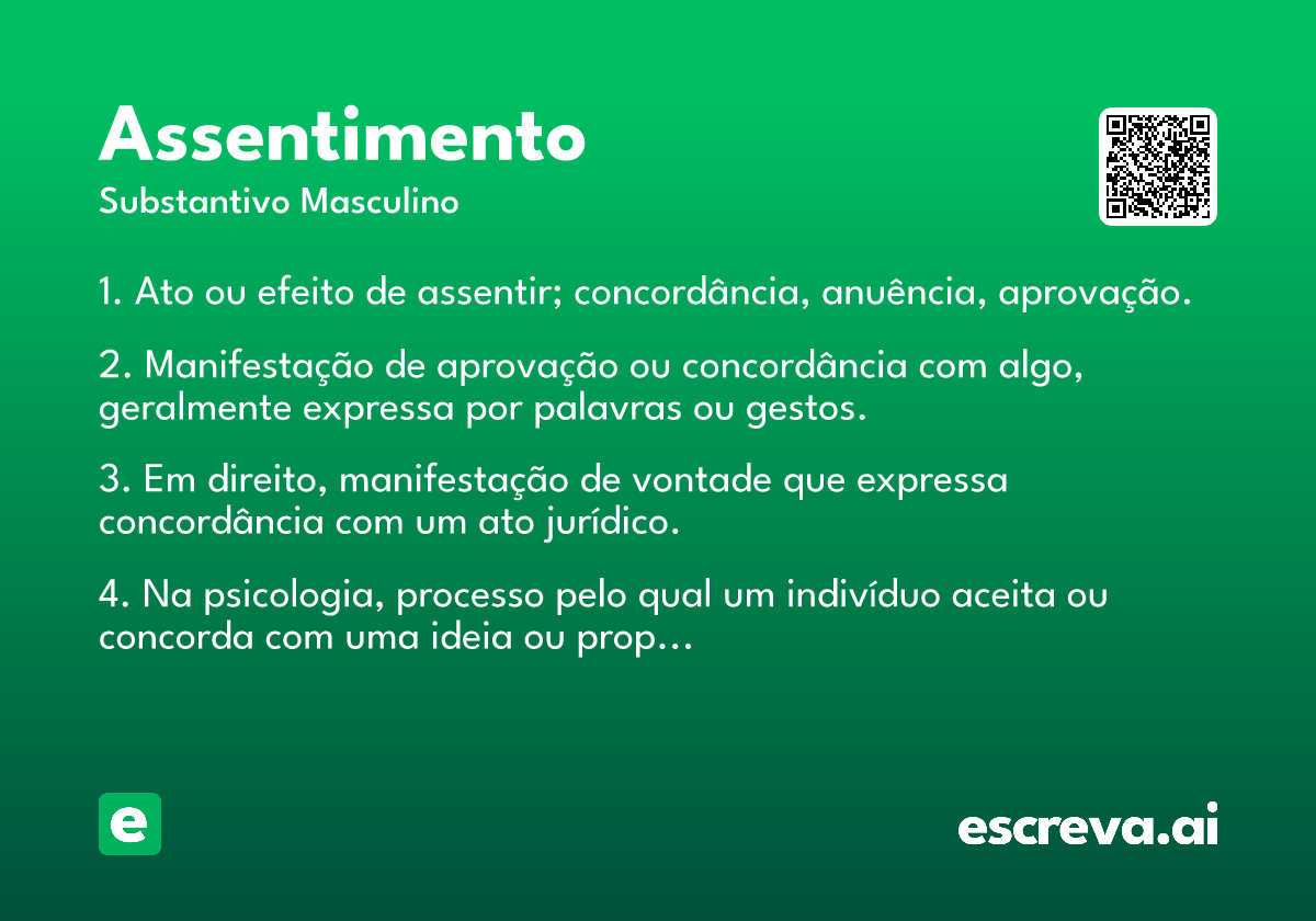 assentimento