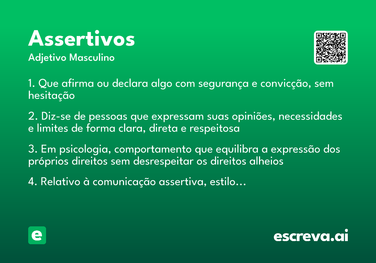 assertivos