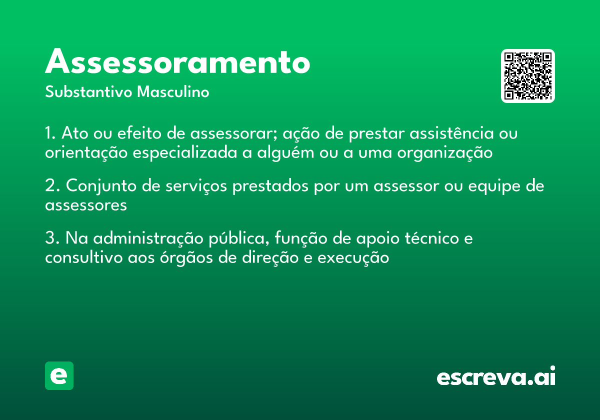 assessoramento