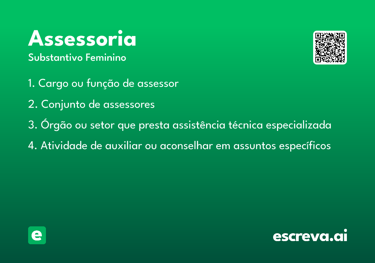 assessoria