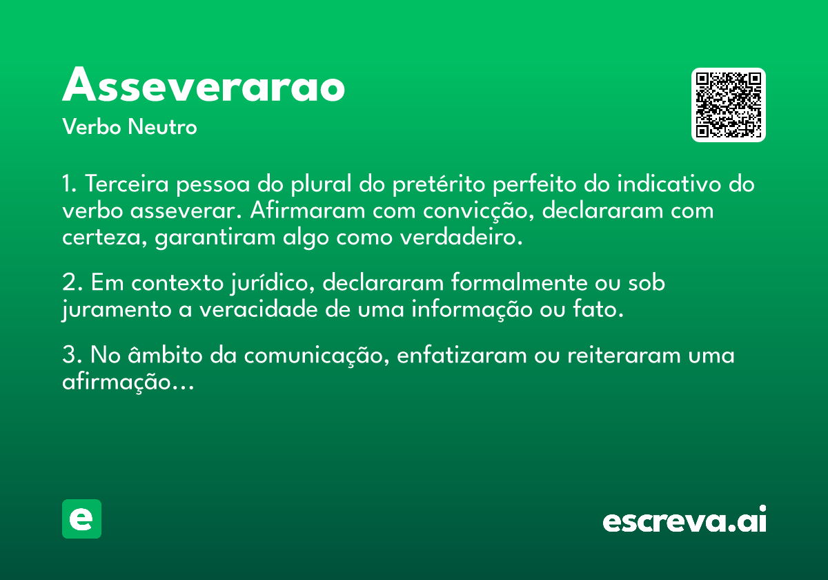 asseverarao
