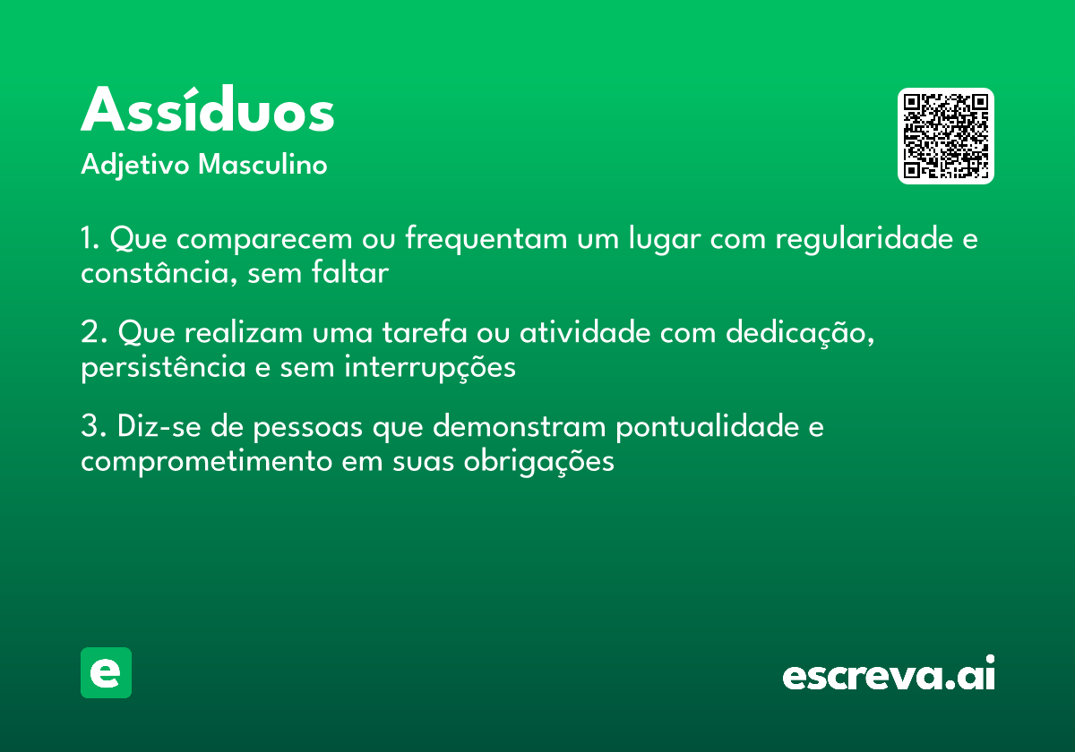 assíduos