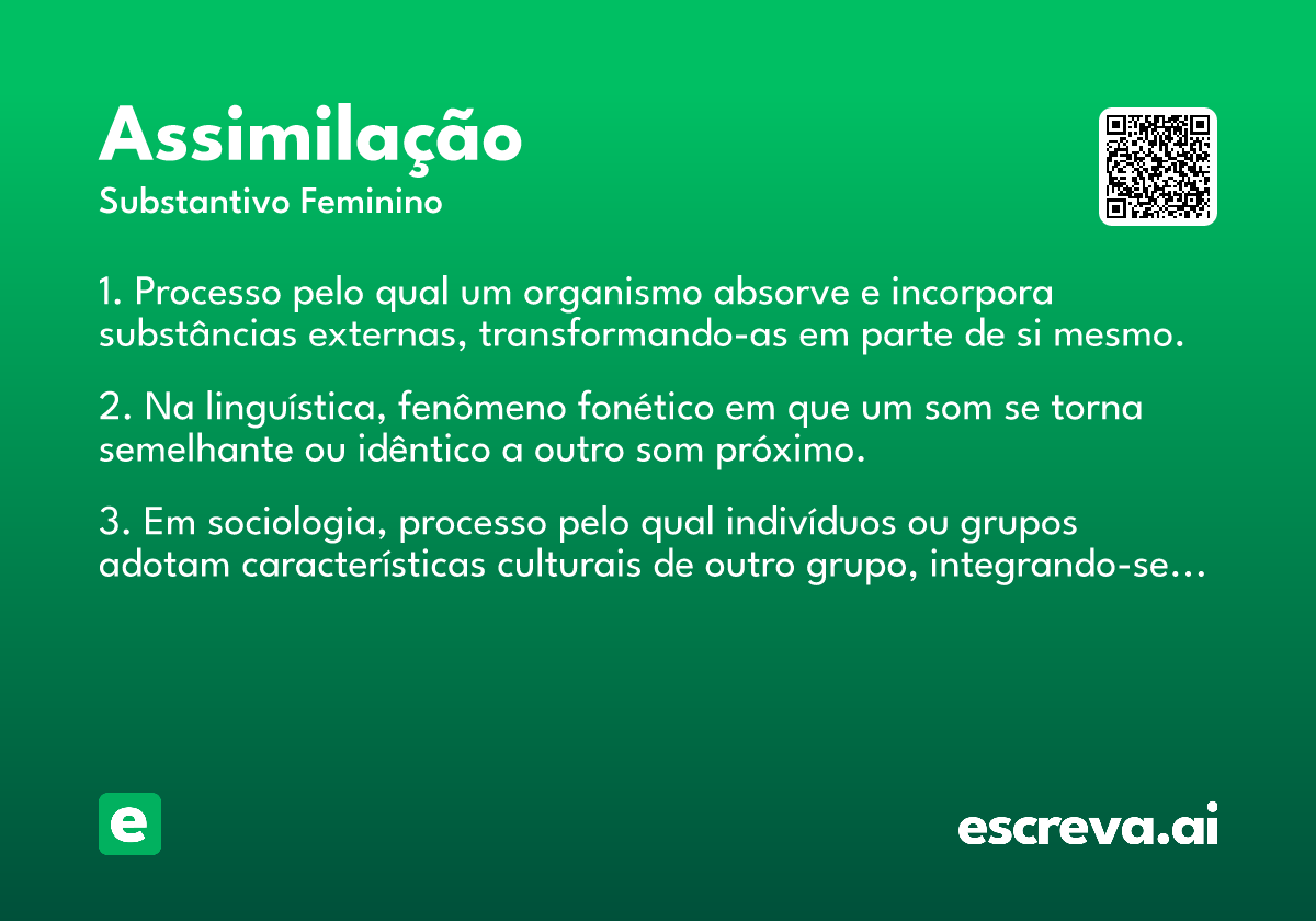 assimilação