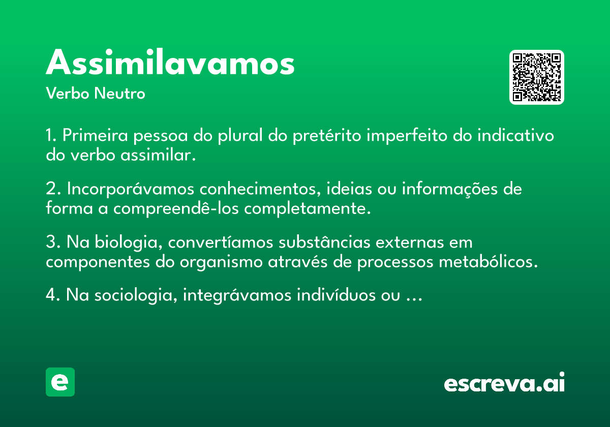 assimilavamos