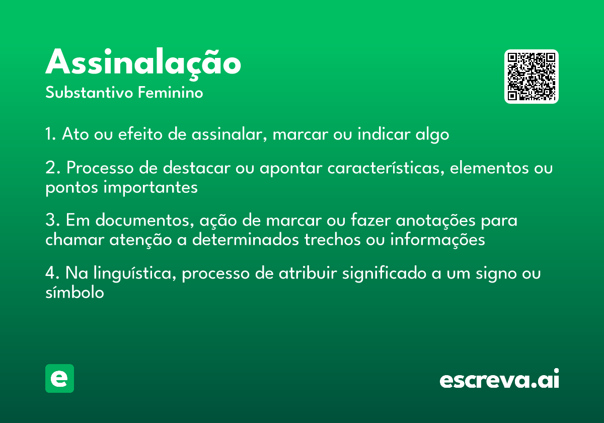 assinalação
