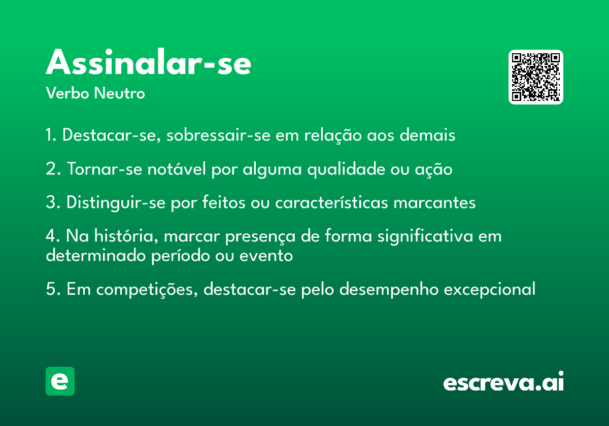 assinalar-se