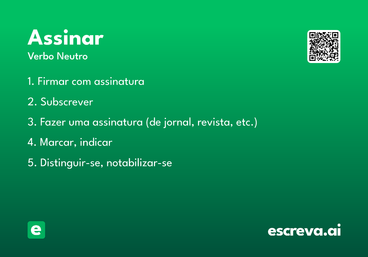 assinar