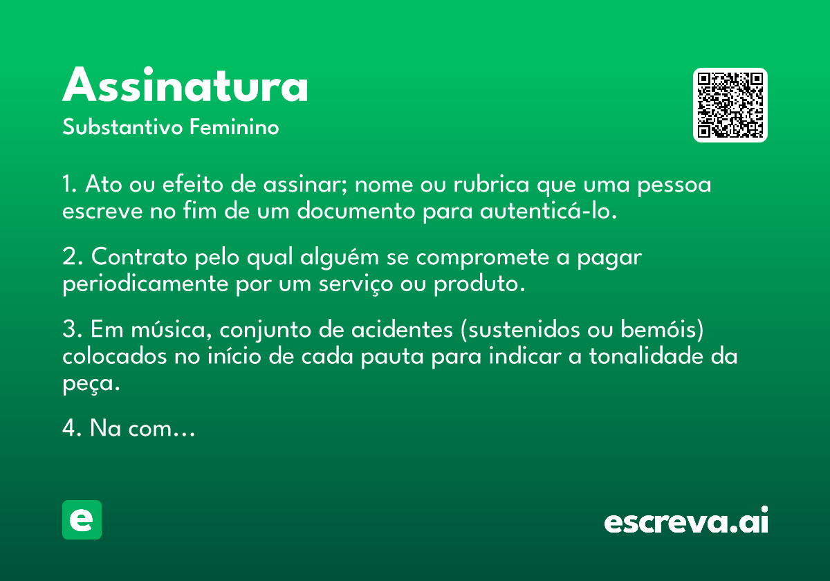 assinatura