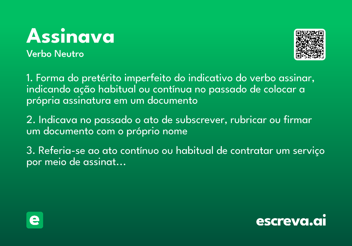 assinava