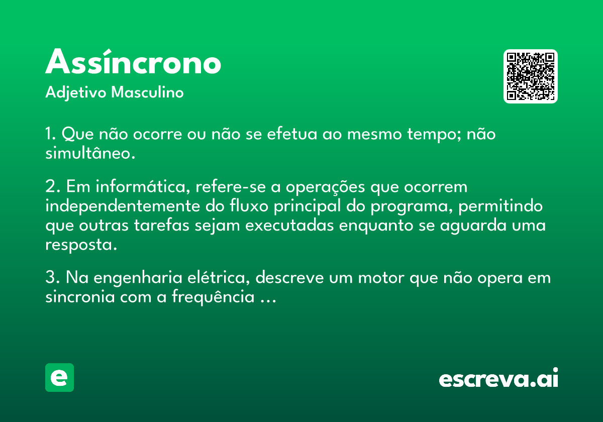 assíncrono