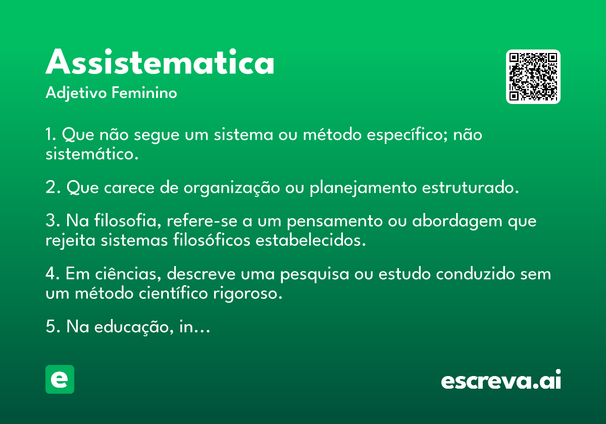 assistematica