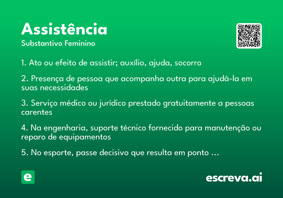 assistência