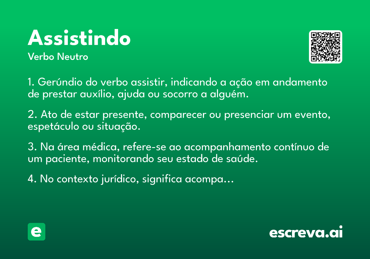 assistindo