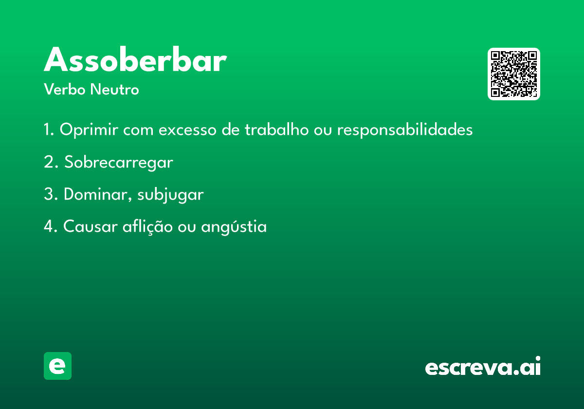 assoberbar