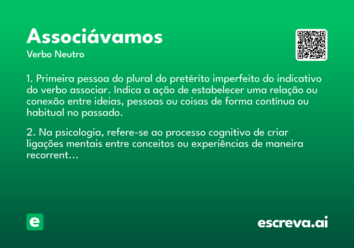 associávamos