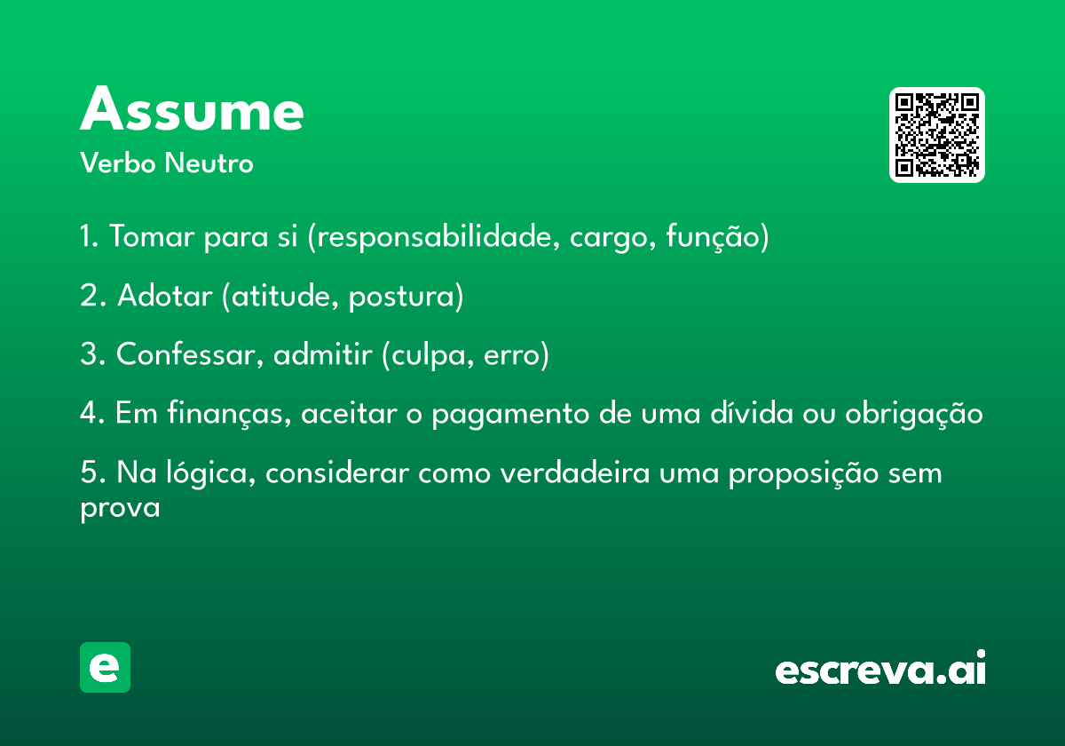 assume