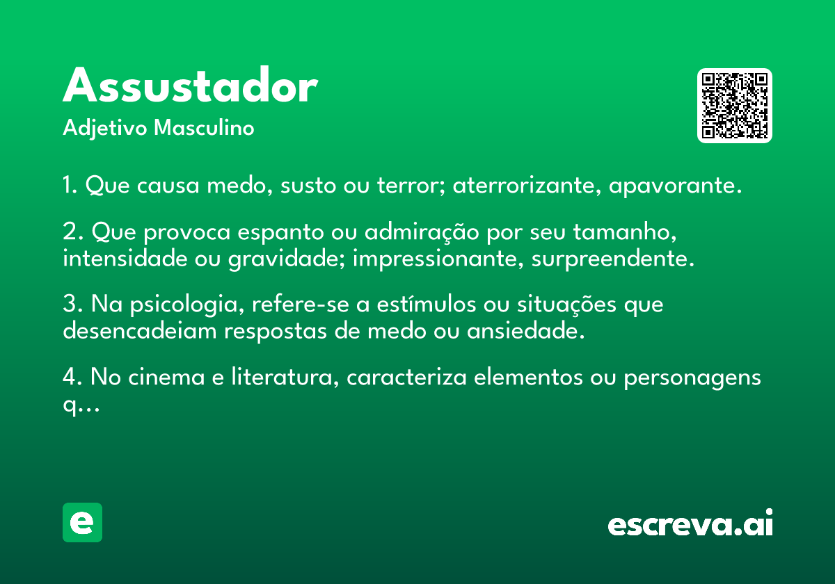 assustador