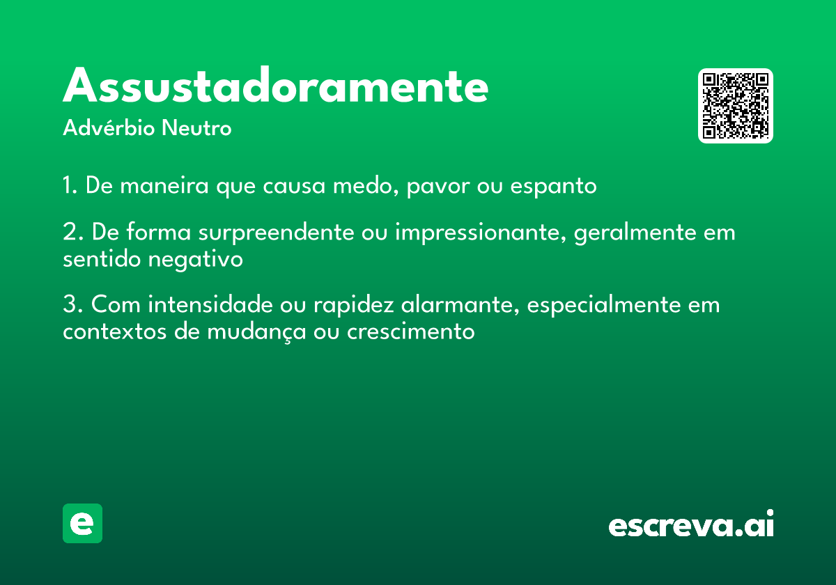assustadoramente