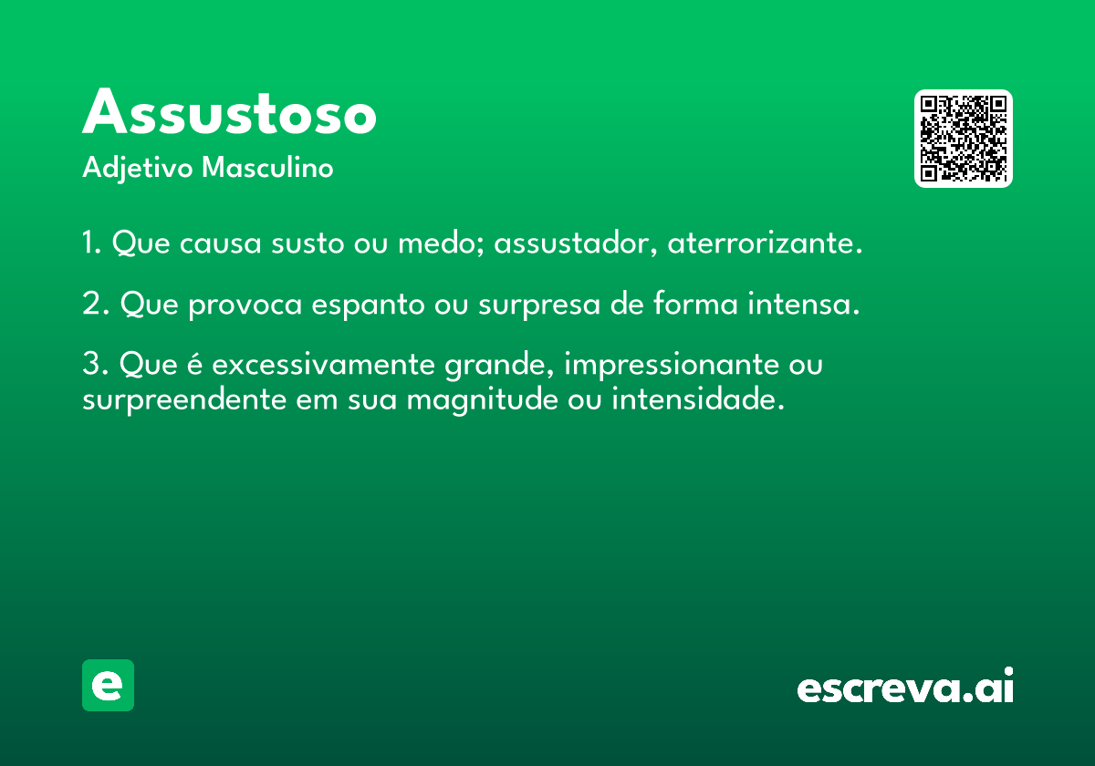 assustoso