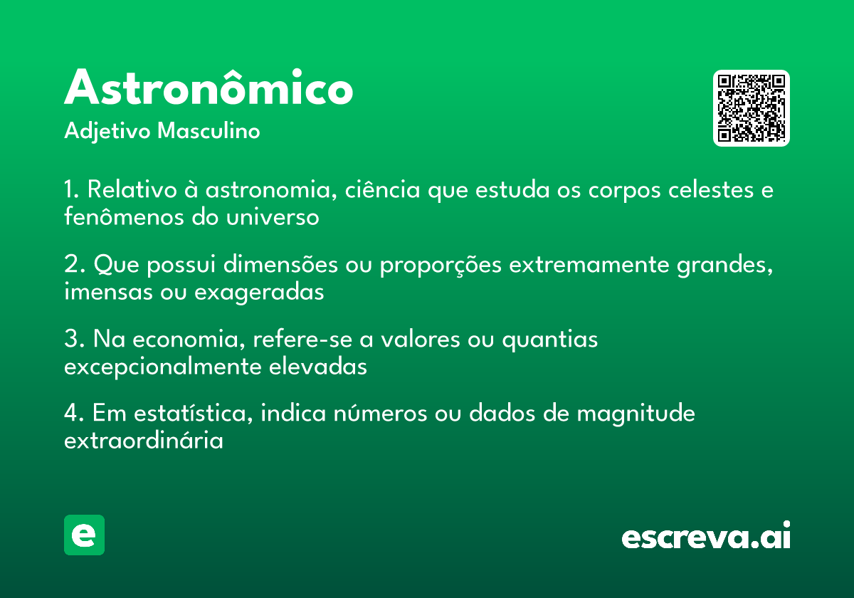 astronômico