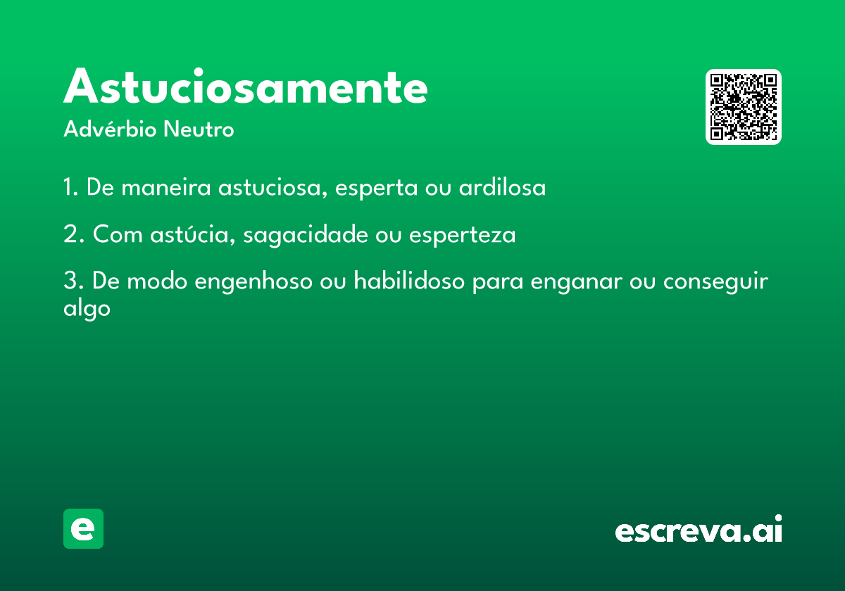 astuciosamente