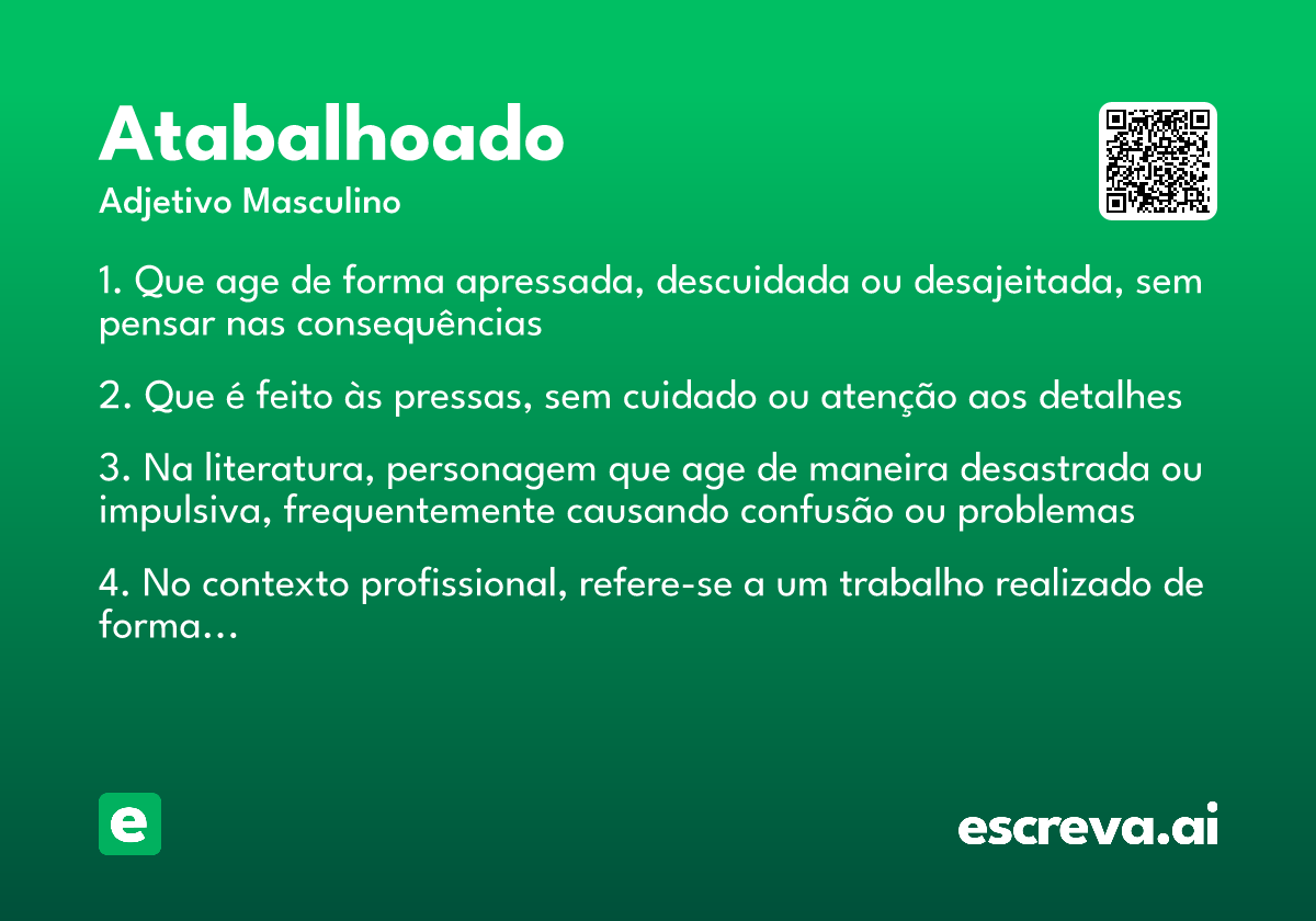 atabalhoado
