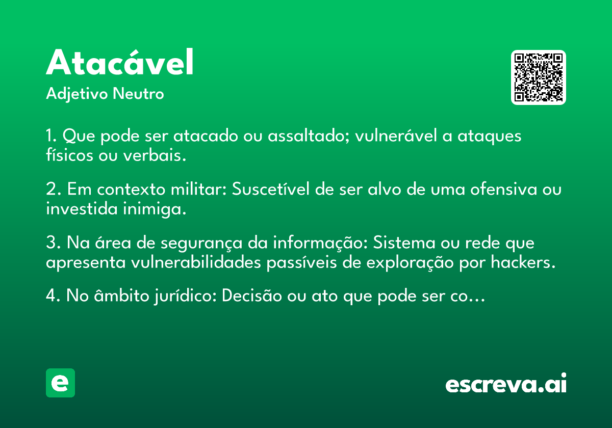 atacável