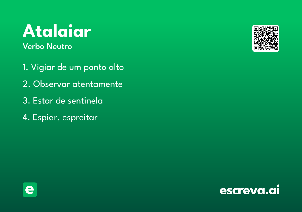 atalaiar