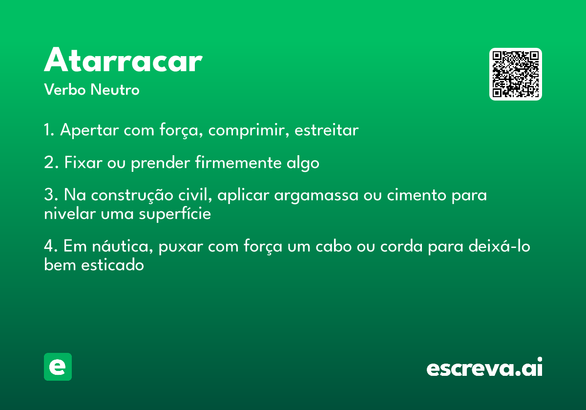 atarracar