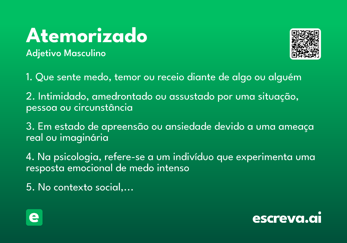 atemorizado