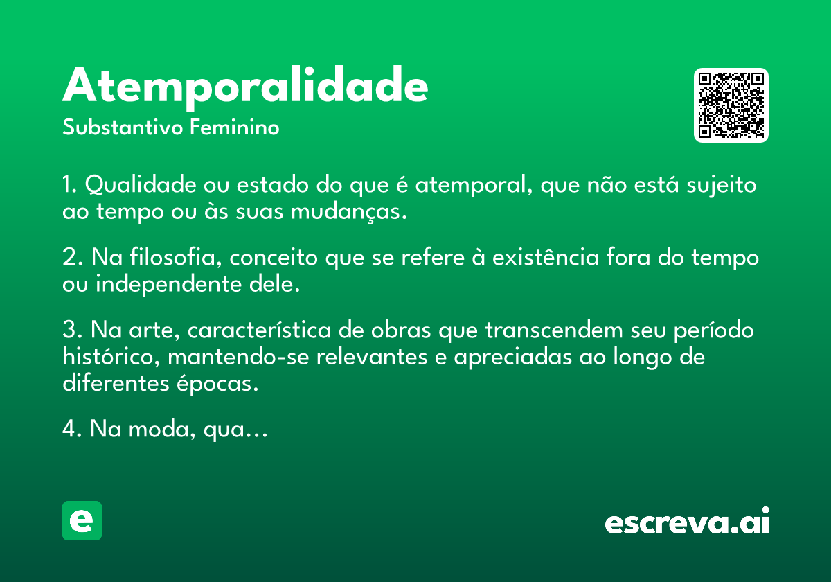 atemporalidade