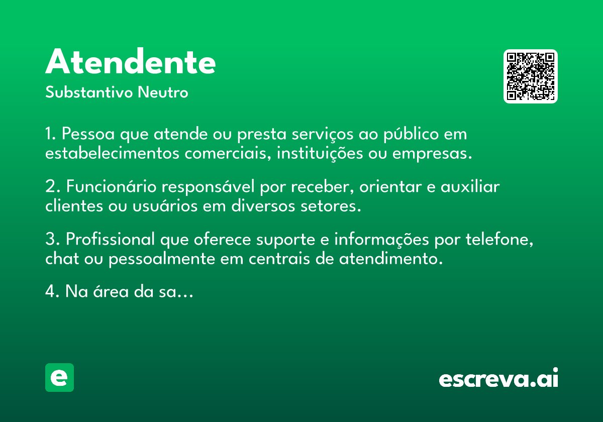 atendente