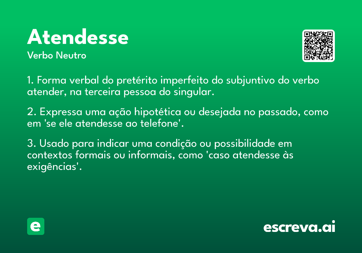 atendesse