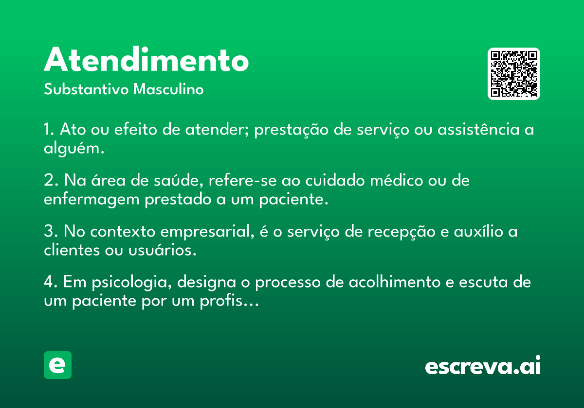 atendimento